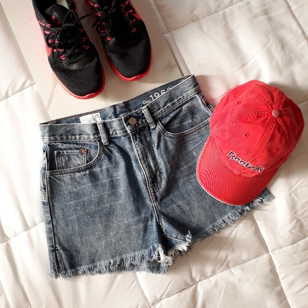 🌀GAP 1969 High Rise🌀Cut-offs Denim Shorts SZ-26